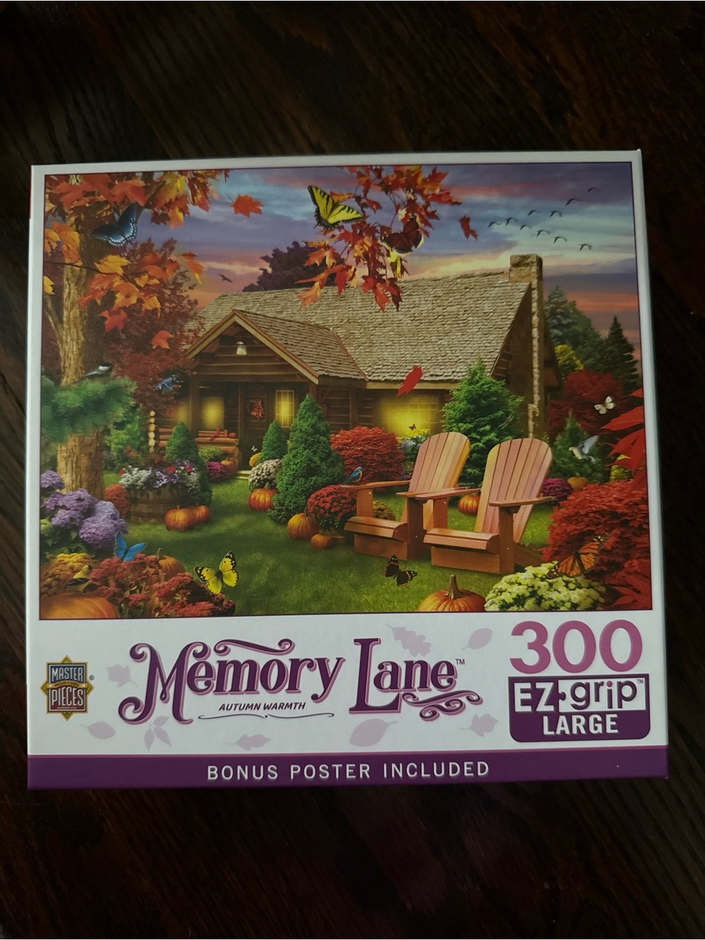 Memory Lane Autumn Warmth 300-Piece Puzzle - Fall Colors